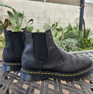 Dr. Martens Black Leather Chelsea Boots